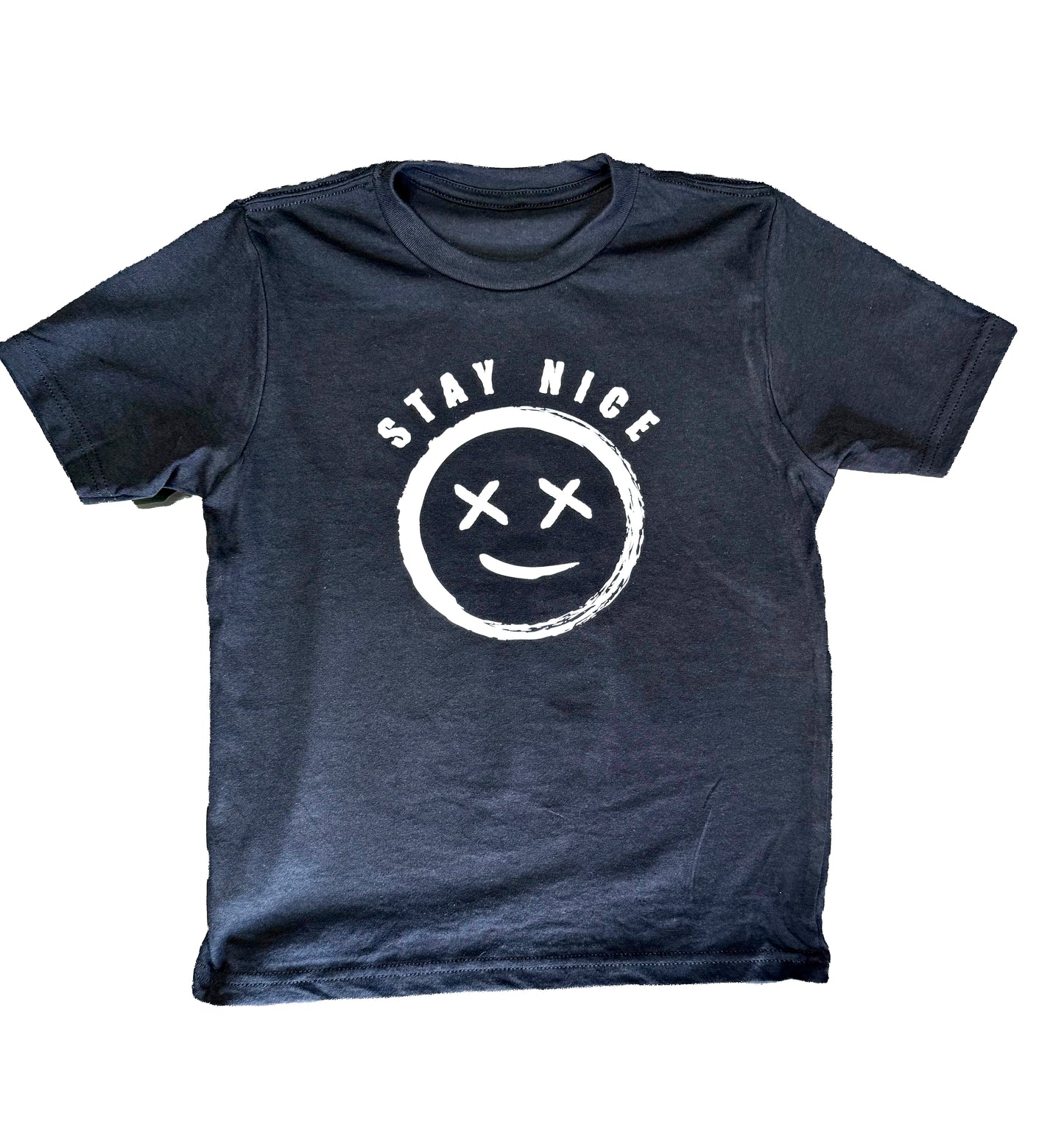 Stay Nice Youth Oversized “OG” Logo Tee - Blue