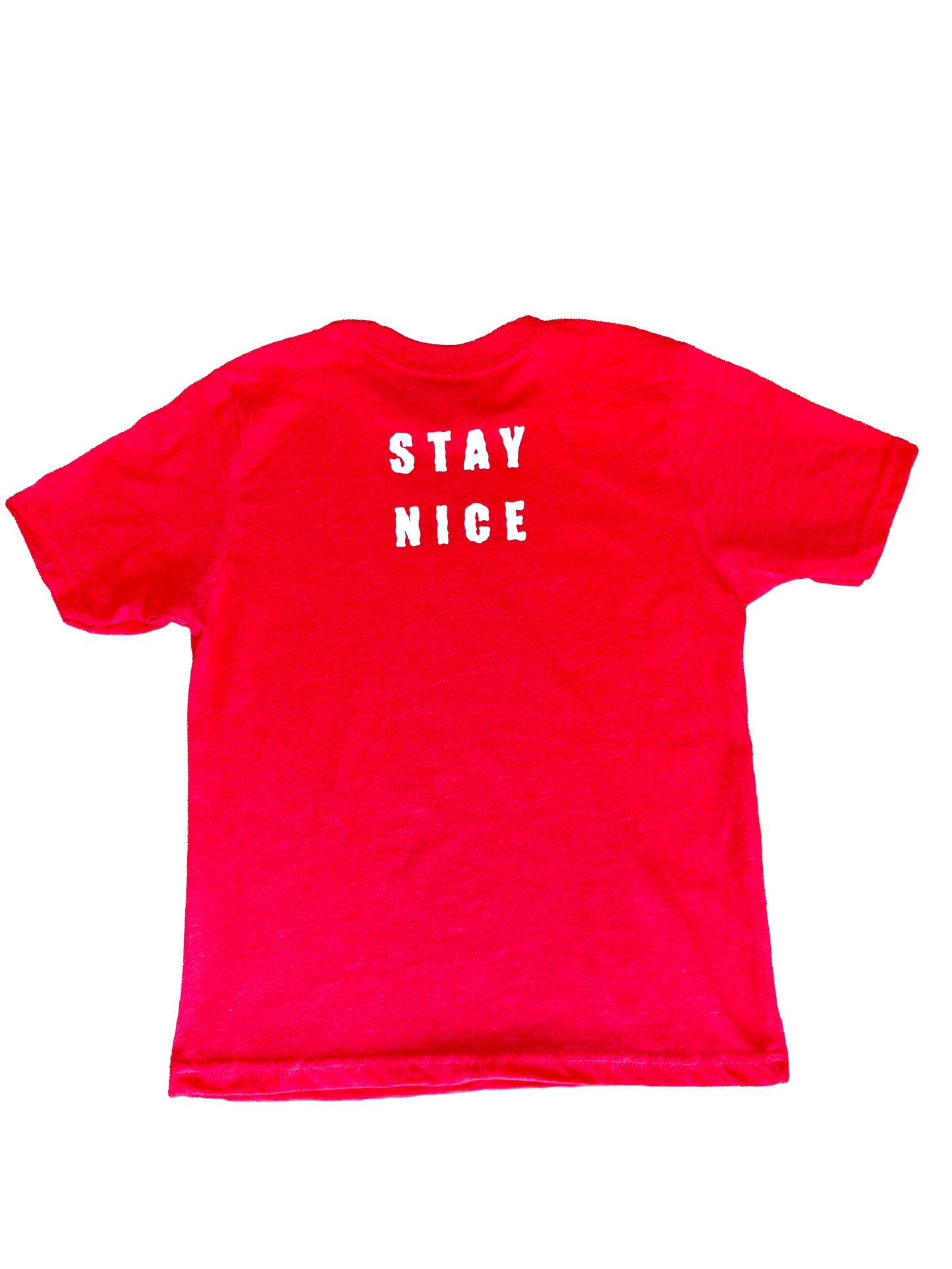 Stay Nice Youth Oversized “OG” Logo Tee - Blue