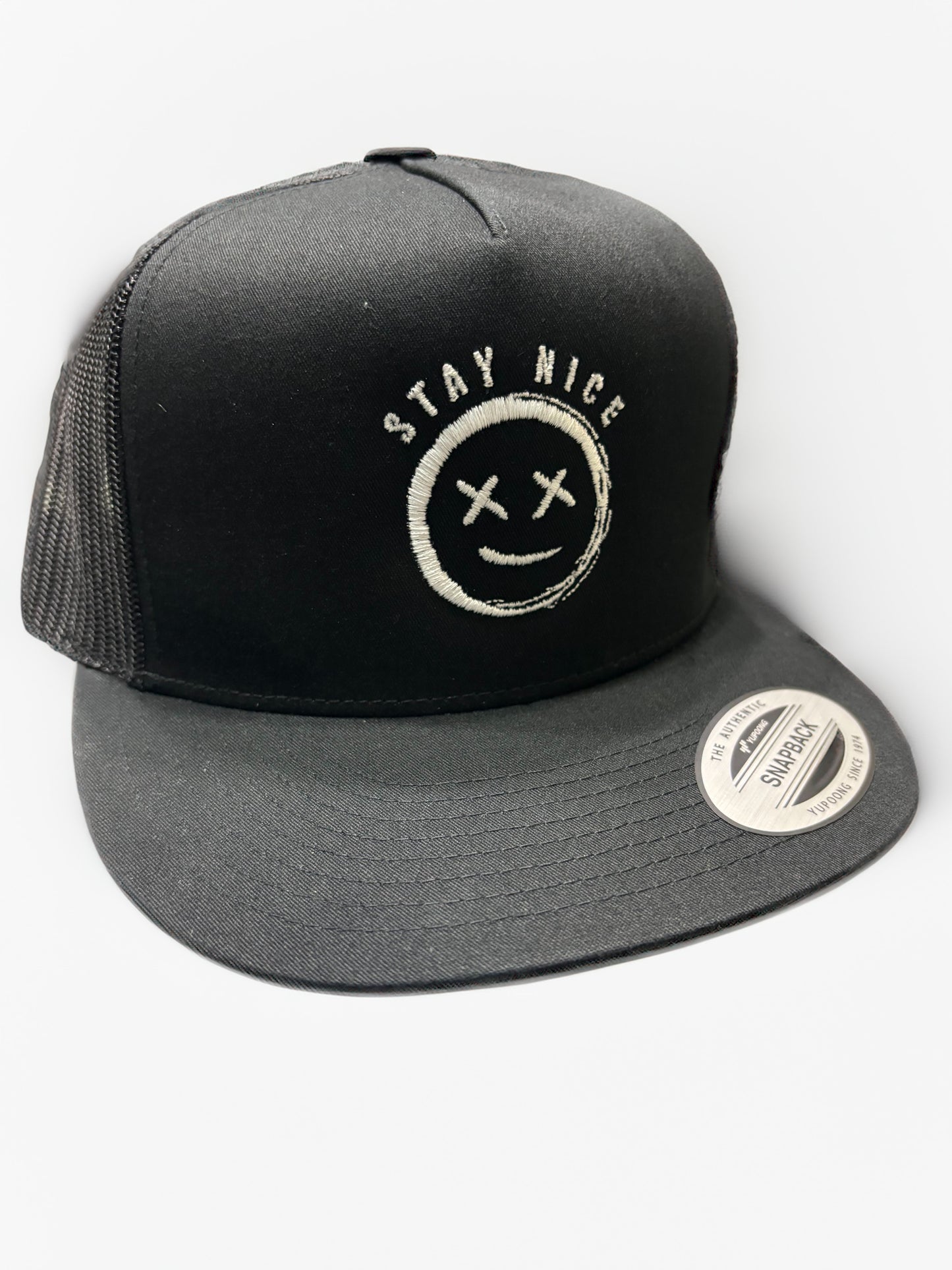 Stay Nice SnapBack Hat - Black