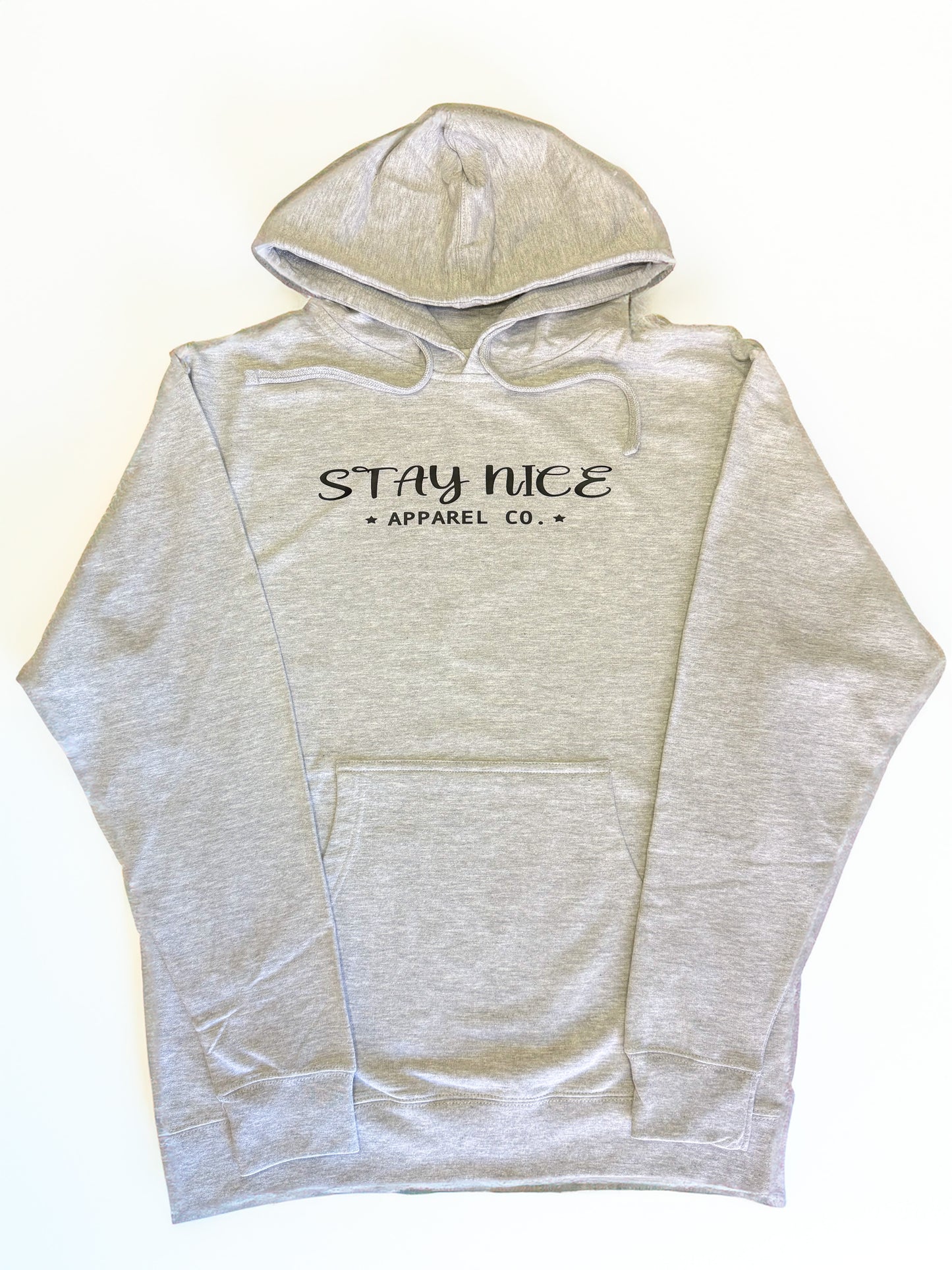 Stay Nice Unisex “Apparel Co.”Pullover Hoodie - Navy