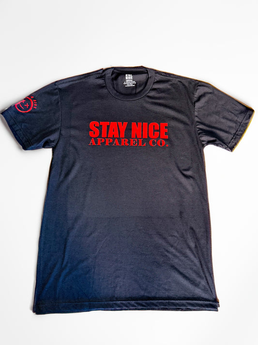 Stay Nice “Apparel Co.” Tee - Black