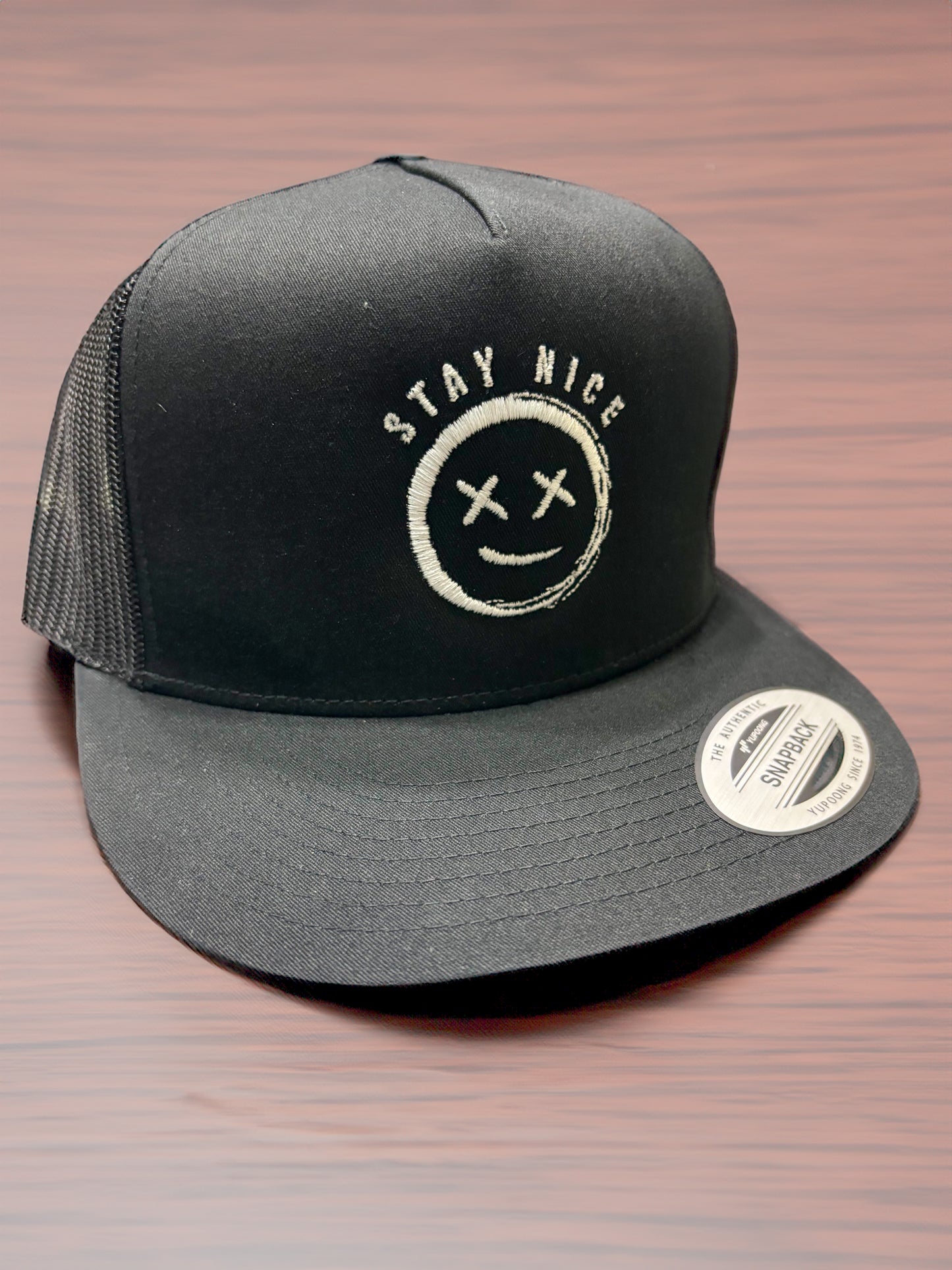Stay Nice  SnapBack Hat - Black
