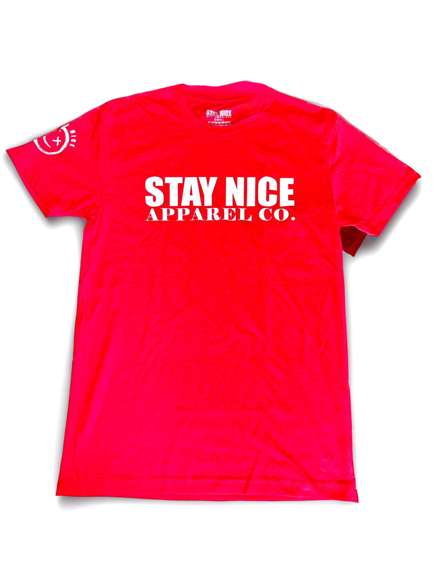 Stay Nice “Apparel Co.” Tee - Red